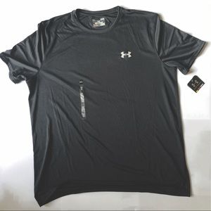 (NWT) Under Armour Black HeatGear Tech Tee
